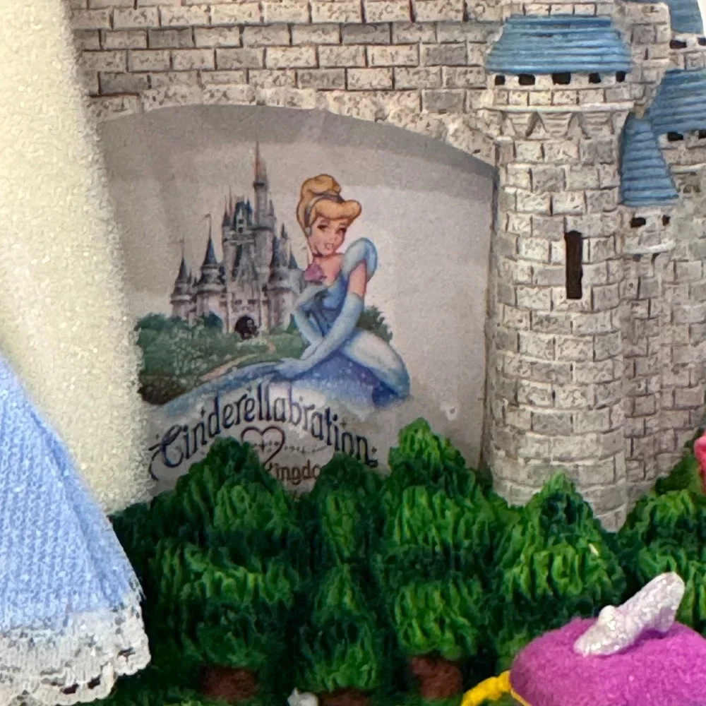 VTG‎ Disney Parks Exclusive 3D Cinderella Picture Frame Magic Kingdom Princess